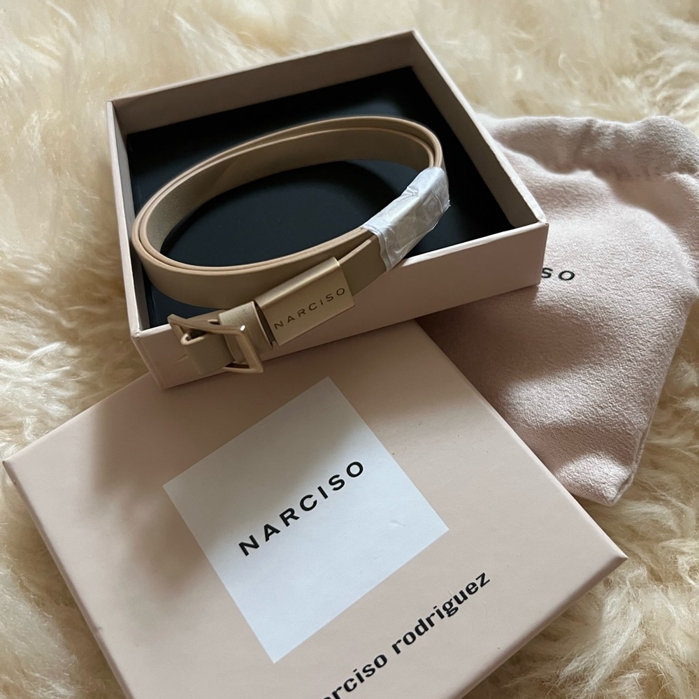 Narciso Rodriguez Tan Leather Bracelet